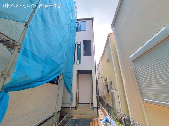 東京都大田区西六郷2丁目の新築戸建て外構写真 2025年7月17日撮影