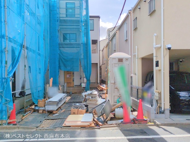 東京都大田区西六郷2丁目の新築戸建て外構写真 2025年7月17日撮影
