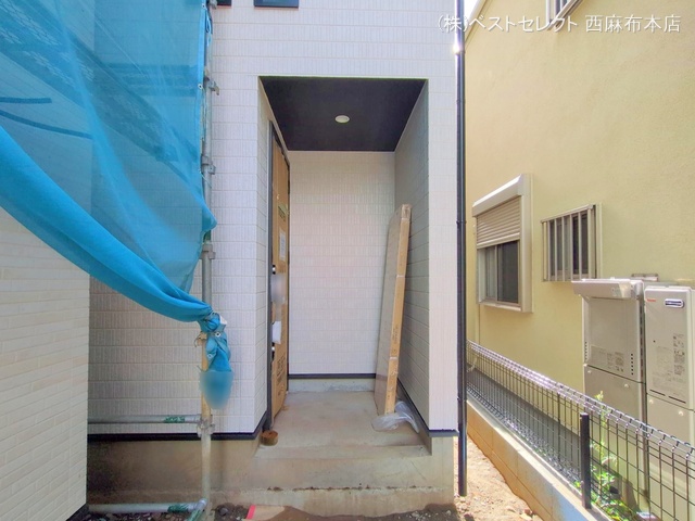 東京都大田区西六郷2丁目の新築戸建て外構写真 2025年7月17日撮影