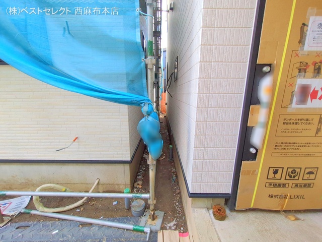 東京都大田区西六郷2丁目の新築戸建て外構写真 2025年7月17日撮影