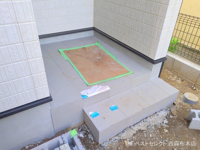 東京都大田区西六郷2丁目の新築戸建て外構写真 2025年8月18日撮影