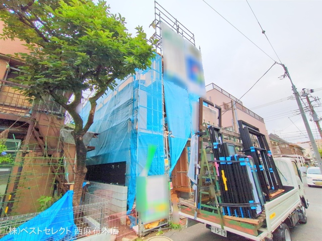 東京都大田区南六郷1丁目の新築戸建て上棟写真 2025年7月10日撮影