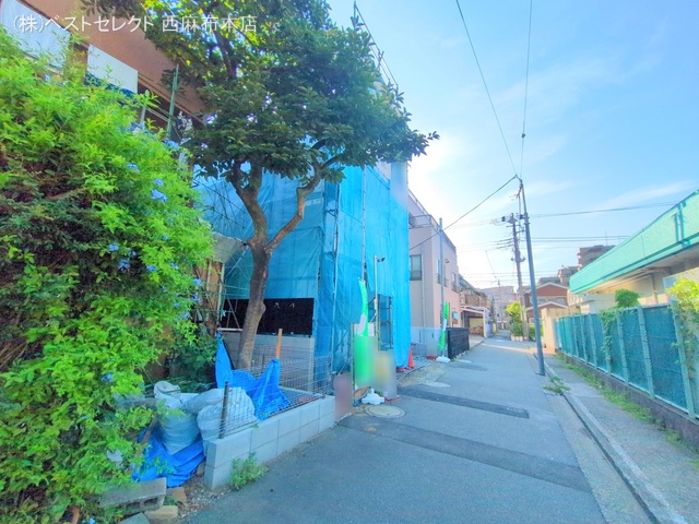 東京都大田区南六郷1丁目の新築戸建てシート写真 2025年8月4日撮影