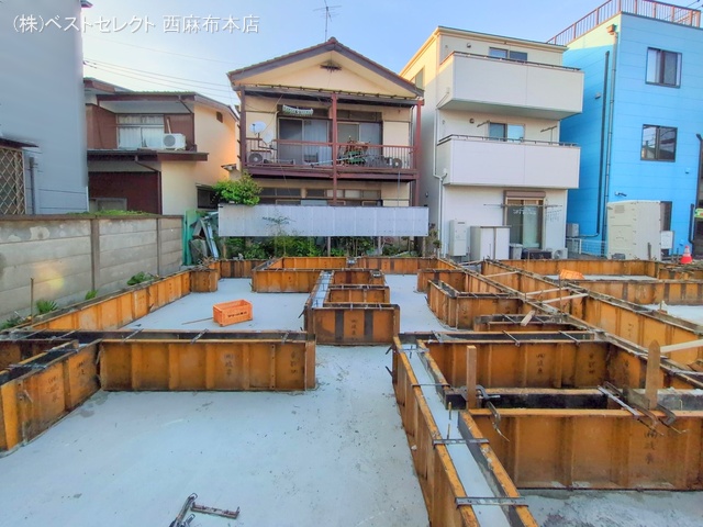 東京都大田区中央7丁目の新築戸建て基礎写真 2025年6月29日撮影