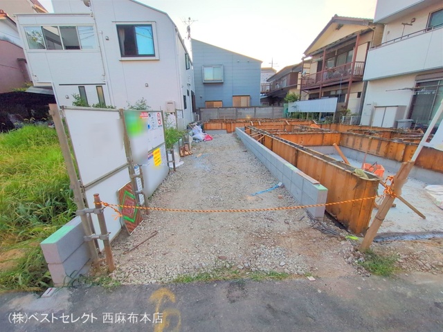 東京都大田区中央7丁目の新築戸建て基礎写真 2025年6月29日撮影
