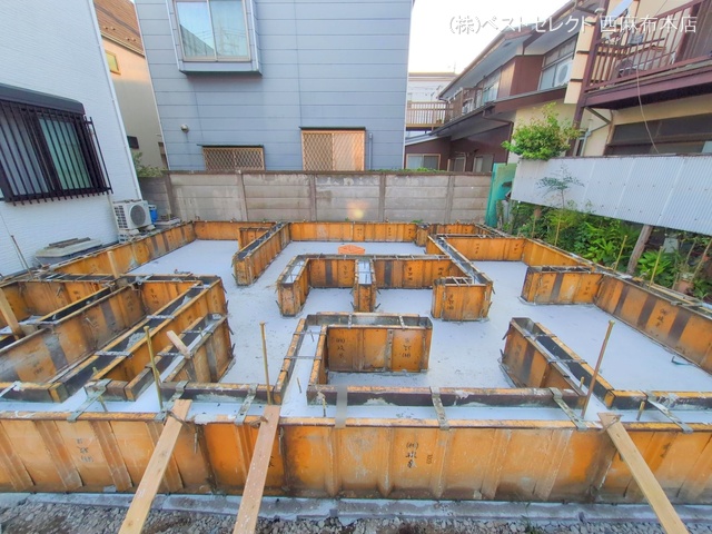 東京都大田区中央7丁目の新築戸建て基礎写真 2025年6月29日撮影