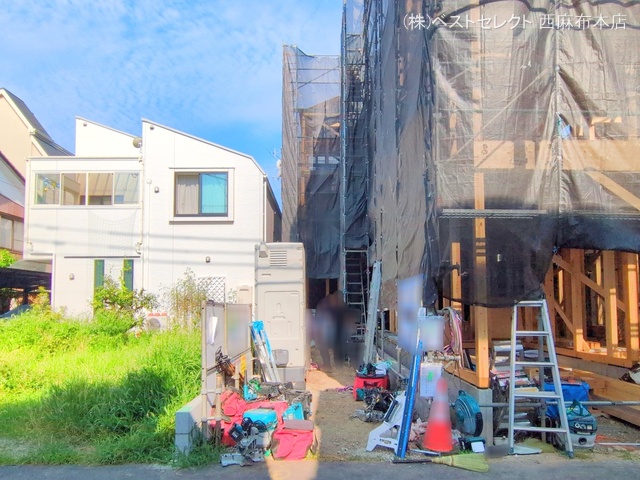 東京都大田区中央7丁目の新築戸建て上棟写真 2025年7月22日撮影