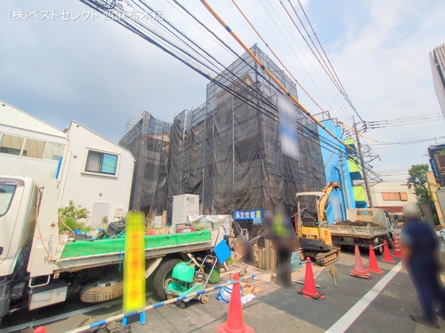 東京都大田区中央7丁目の新築戸建てシート写真 2025年8月21日撮影