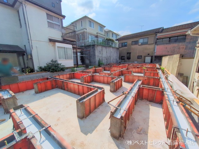 東京都大田区南久が原2丁目の新築戸建て基礎写真 2025年6月30日撮影