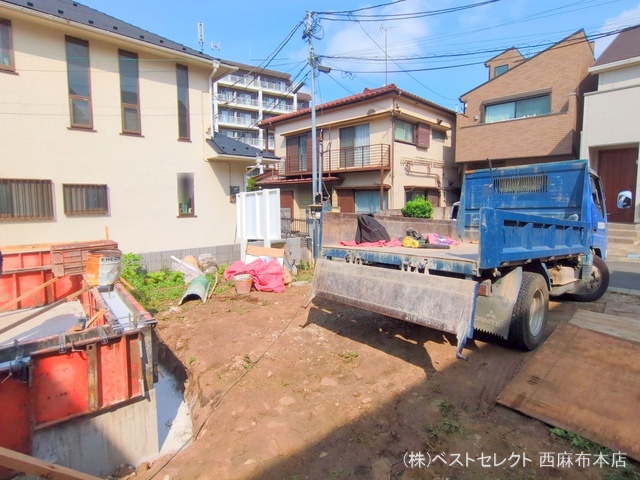 東京都大田区南久が原2丁目の新築戸建て基礎写真 2025年6月30日撮影