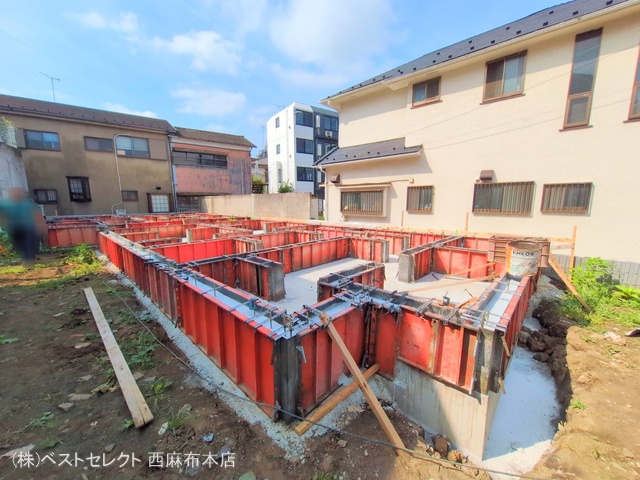 東京都大田区南久が原2丁目の新築戸建て基礎写真 2025年6月30日撮影