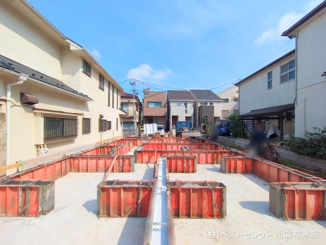 東京都大田区南久が原2丁目の新築戸建て基礎写真 2025年6月30日撮影
