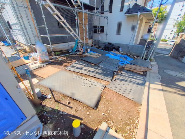 東京都大田区南久が原2丁目の新築戸建て外構写真 2025年9月23日撮影