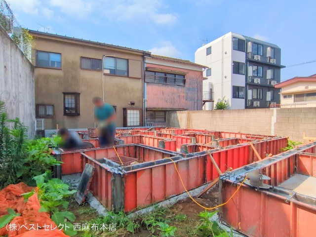 東京都大田区南久が原２丁目の新築戸建て基礎写真 2025年6月30日撮影