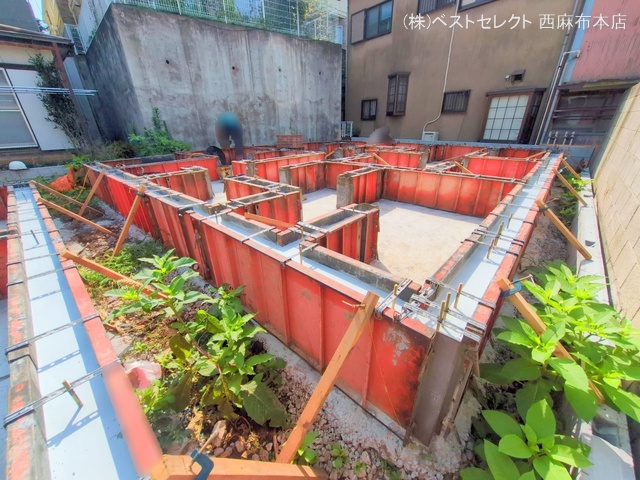 東京都大田区南久が原２丁目の新築戸建て基礎写真 2025年6月30日撮影