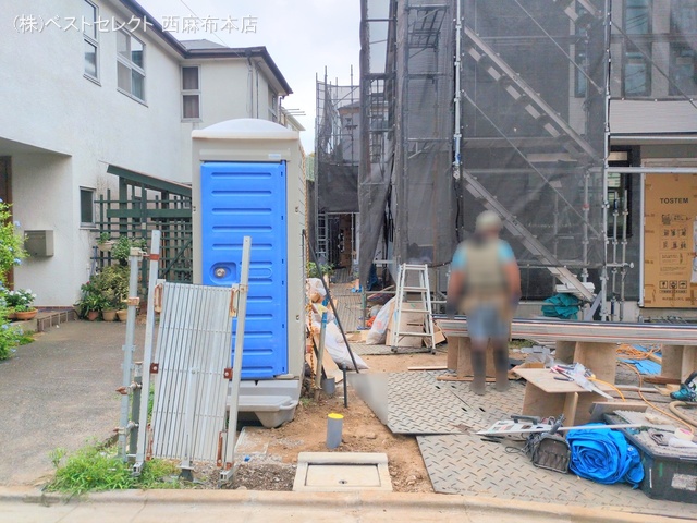東京都大田区南久が原２丁目の新築戸建てシート写真 2025年8月21日撮影