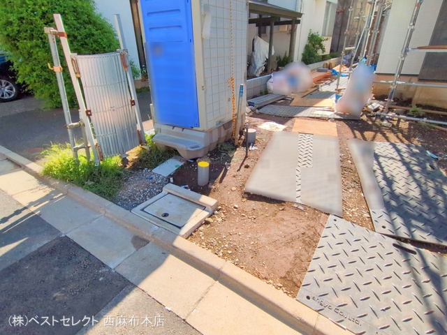 東京都大田区南久が原２丁目の新築戸建て外構写真 2025年9月23日撮影