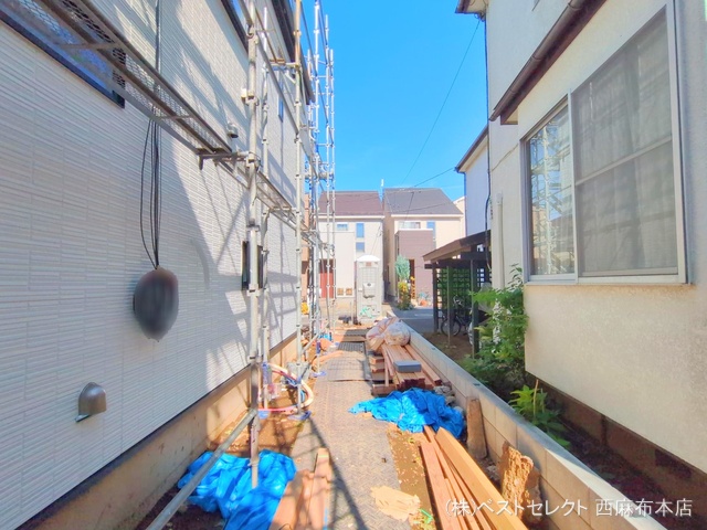 東京都大田区南久が原２丁目の新築戸建て外構写真 2025年9月23日撮影