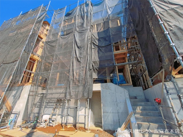 東京都板橋区中台１丁目の新築戸建て上棟写真 2026年4月2日撮影