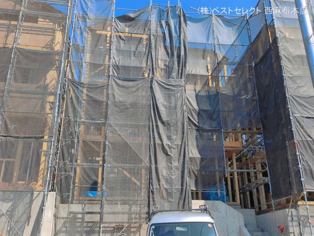 東京都板橋区中台１丁目の新築戸建て上棟写真 2026年4月2日撮影