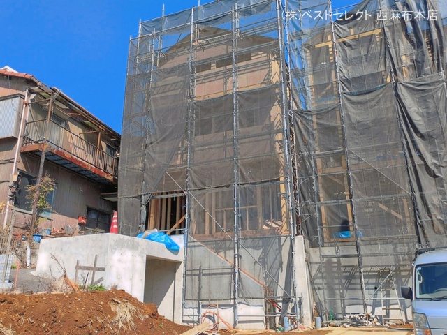 東京都板橋区中台１丁目の新築戸建て上棟写真 2026年4月2日撮影