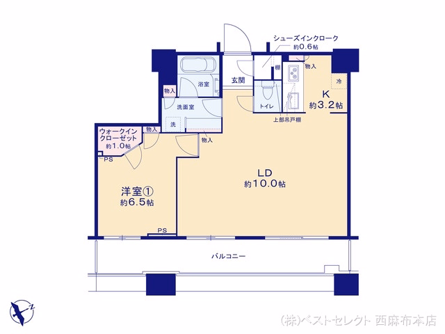 中古マンション アウルタワー 間取図