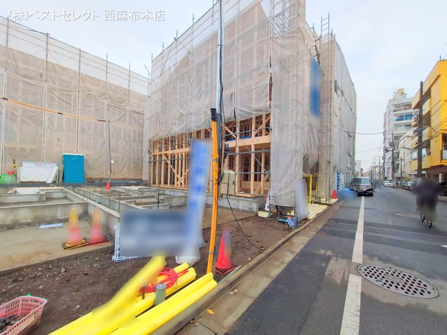 東京都大田区中央６丁目の新築戸建て基礎写真 2025年12月24日撮影
