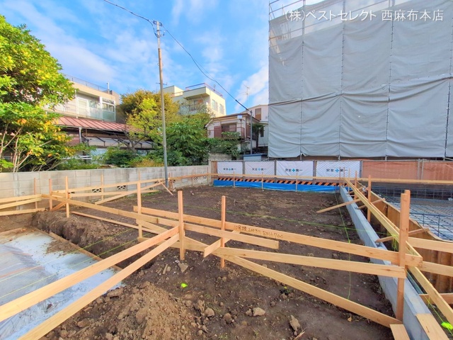 東京都大田区中央６丁目の新築戸建て基礎写真 2025年10月29日撮影