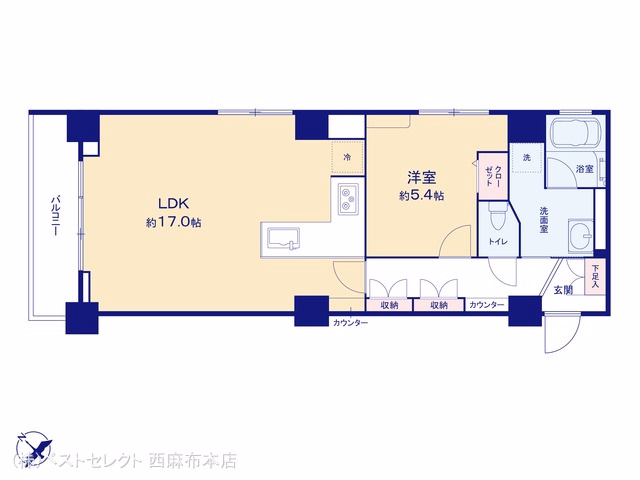 中古マンション 秀和高輪レジデンス 間取図