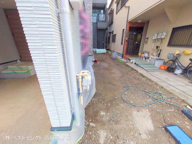 東京都大田区東蒲田2丁目の新築戸建て外構写真 2025年9月21日撮影