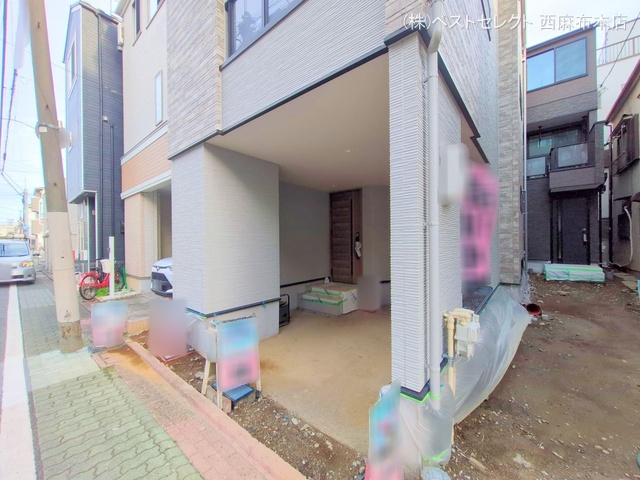 東京都大田区東蒲田2丁目の新築戸建て外構写真 2025年9月21日撮影