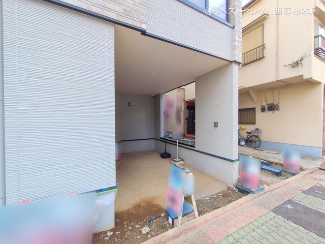 東京都大田区東蒲田2丁目の新築戸建て外構写真 2025年9月21日撮影