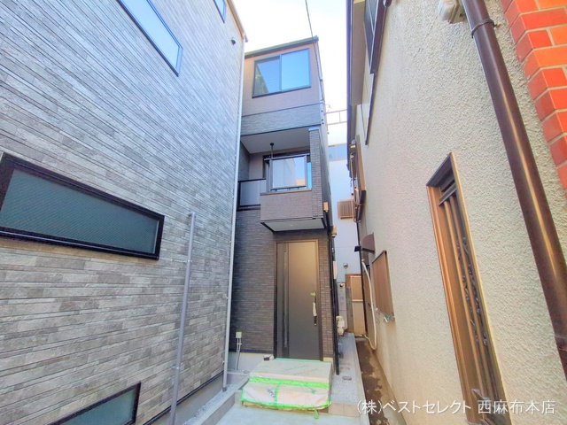 東京都大田区東蒲田２丁目の新築戸建て完成写真 2025年12月16日撮影