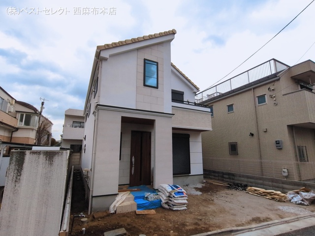 東京都世田谷区上祖師谷１丁目の新築戸建て外構写真 2026年3月17日撮影