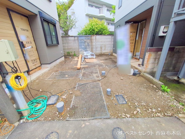 東京都大田区矢口３丁目の新築戸建て外構写真 2025年10月5日撮影