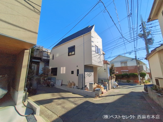 東京都大田区東雪谷４丁目の新築戸建て外構写真 2026年1月13日撮影