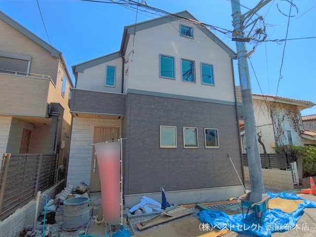 東京都練馬区南田中５丁目の新築戸建て外構写真 2026年4月2日撮影