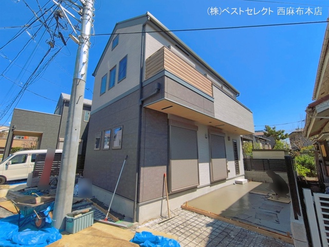 東京都練馬区南田中５丁目の新築戸建て外構写真 2026年4月2日撮影