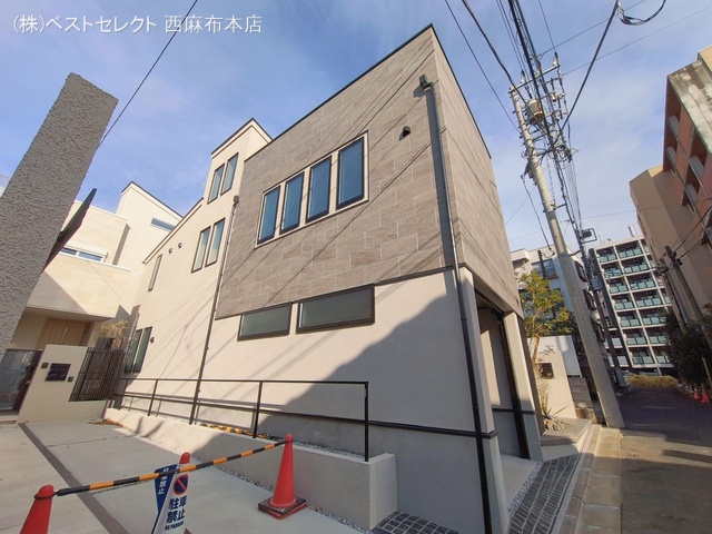 東京都目黒区柿の木坂３丁目の新築戸建て完成写真 2026年1月4日撮影