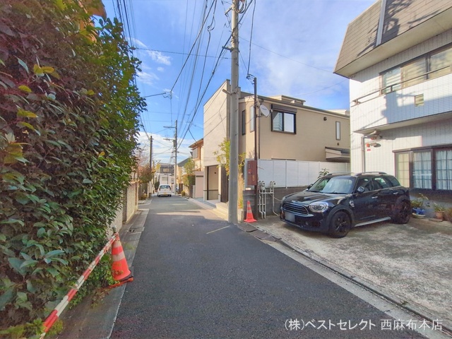 東京都目黒区柿の木坂３丁目の新築戸建て完成写真 2026年1月4日撮影