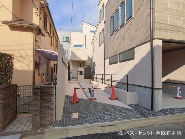 東京都目黒区柿の木坂３丁目の新築戸建て完成写真 2026年1月4日撮影