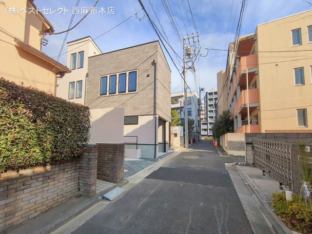 東京都目黒区柿の木坂３丁目の新築戸建て完成写真 2026年1月4日撮影