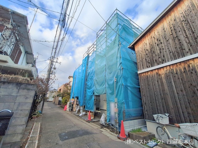 東京都大田区南雪谷４丁目の新築戸建てシート写真 2026年2月11日撮影