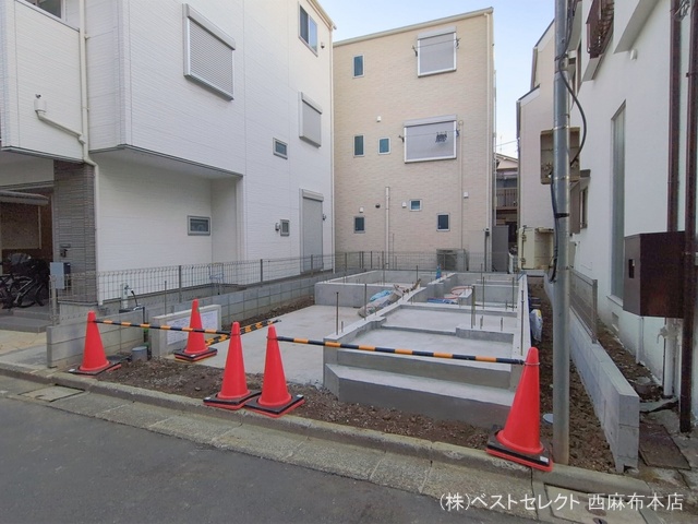 東京都大田区南蒲田３丁目の新築戸建て基礎写真 2026年1月7日撮影