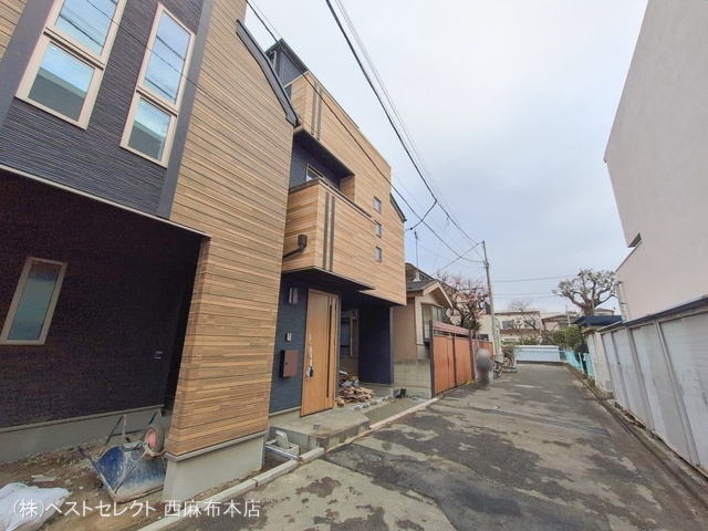 東京都大田区南六郷１丁目の新築戸建て外構写真 2026年2月16日撮影
