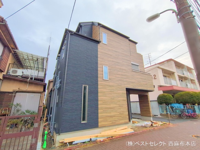 東京都大田区南六郷１丁目の新築戸建て外構写真 2025年12月23日撮影