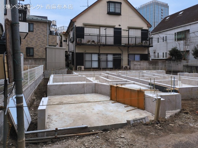東京都大田区西蒲田５丁目の新築戸建て基礎写真 2026年3月1日撮影