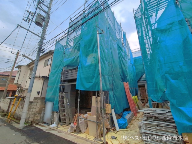 東京都北区上十条５丁目の新築戸建てシート写真 2026年3月31日撮影