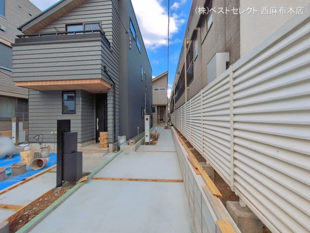 東京都板橋区常盤台１丁目の新築戸建て外構写真 2026年5月12日撮影