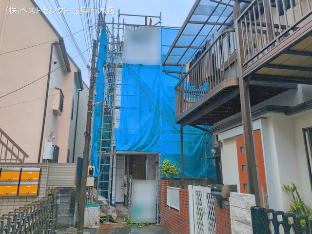 東京都中野区新井１丁目の新築戸建てシート写真 2026年5月20日撮影